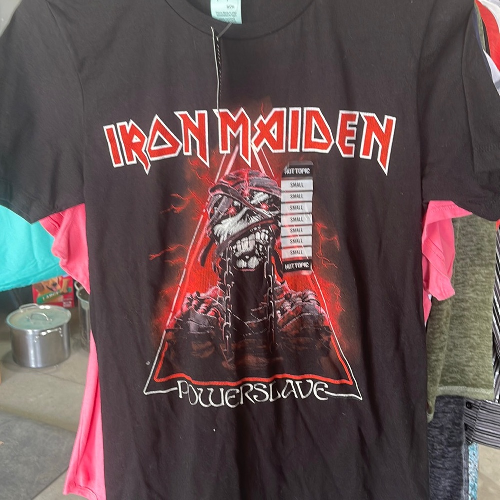 Black Iron Maiden Powerslave tshirt